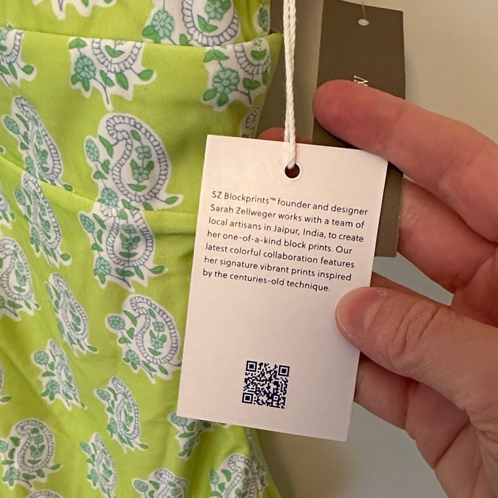 NWT J.Crew x SZ Blockprints One Piece Swimsuit - Picture 4 of 6